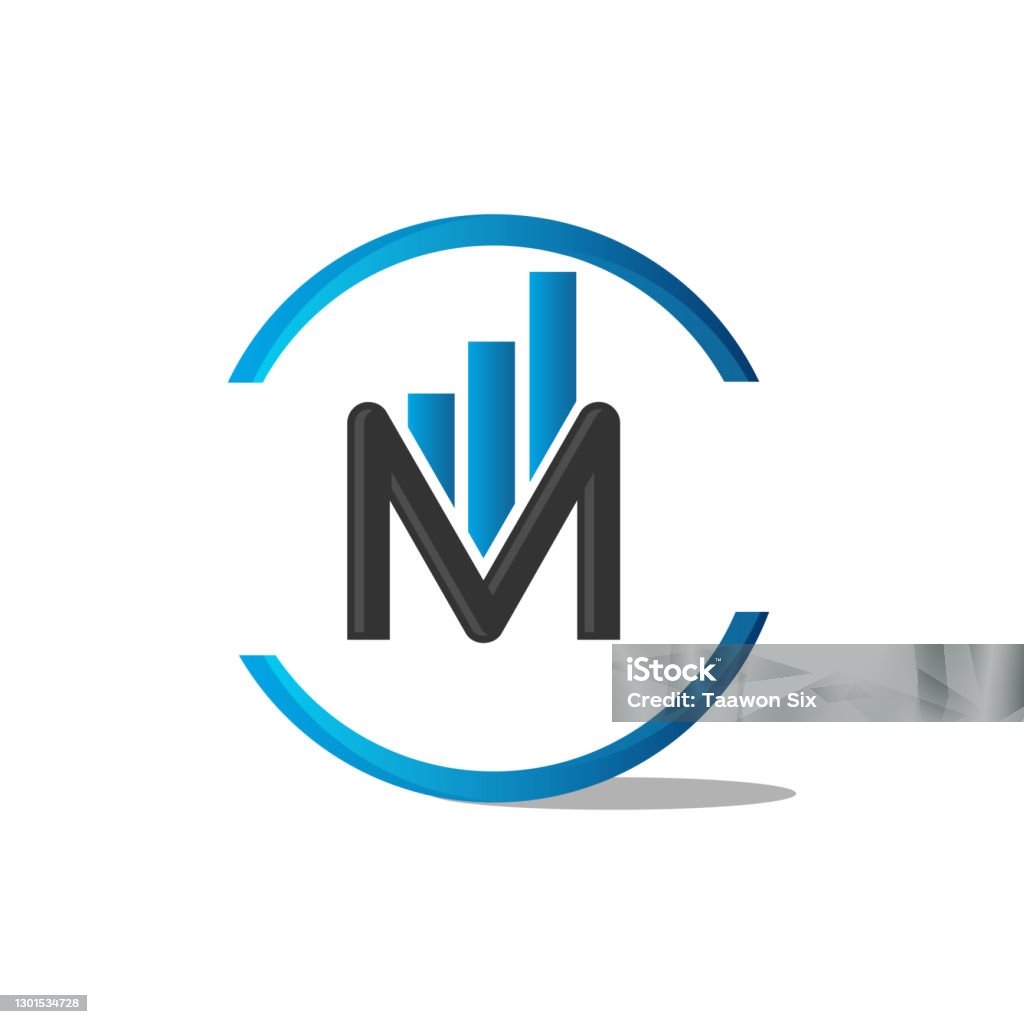 Creative M Style Creative Design Letter M In Modern Style Stock Illustration - Download ...