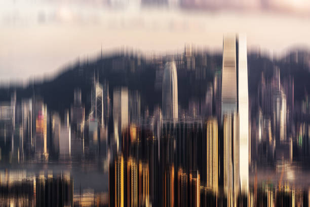 istock Skyscraper in Hong Kong City 1301538974