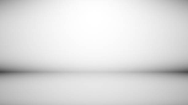 abstrakcyjne tło szare. minimalna pusta przestrzeń z miękkim światłem - three dimensional abstract backdrop backgrounds stock illustrations