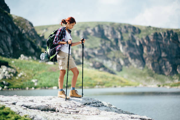 istock Woman hiking 1301545628