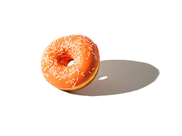 istock Tasty donut isolated on white background. 1301545951