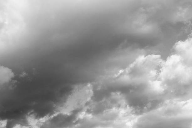 istock blue sky and clouds in white and gray tones. 1301550366