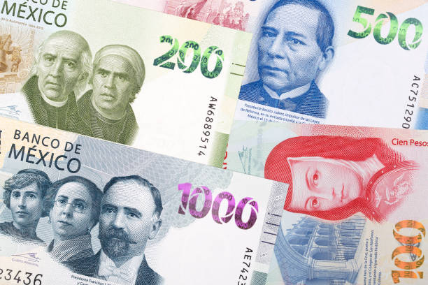 istock Mexican Peso a new series of banknotes 1301557302