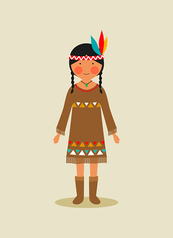 Native American national costume for women