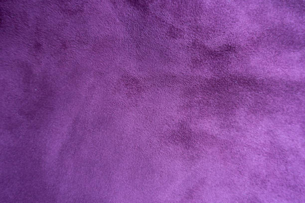 istock Dark violet faux suede fabric from above 1301573933