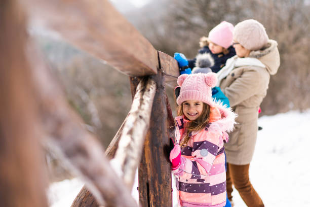 istock Family walk on the mountain 1301578213