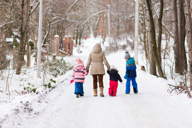istock Family walking on the mountain 1301578875