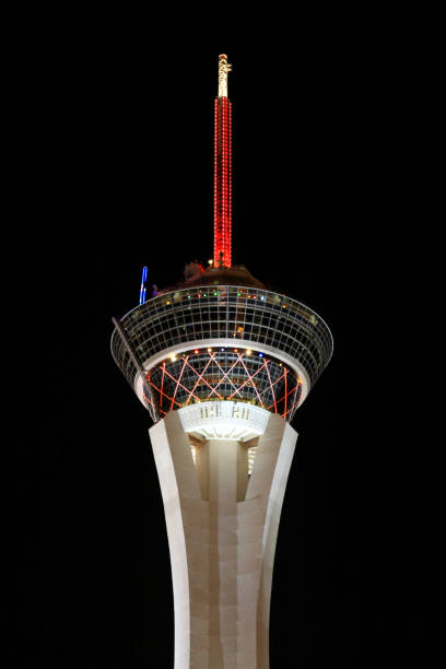 stratosphere tower hotel and casino - stratosphere - fotografias e filmes do acervo