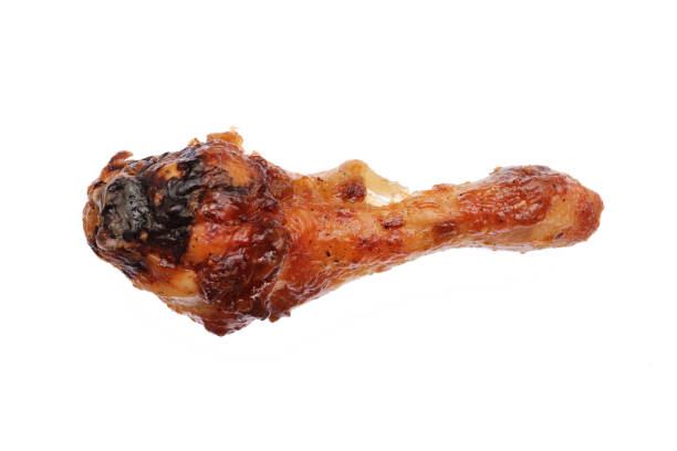 istock Isolated Fried Chicken Leg Food. Grilled BBQ Meat. 1301589324