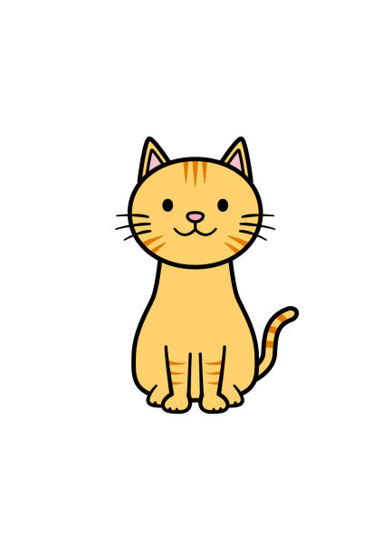 Ilustración de Ilustración De Un Gato Sentado Frente Al Frente y más Vectores Libres de Derechos de Gato doméstico - iStock Ilustración de Ilustración De Un Gato Sentado Frente Al Frente y más Vectores Libres de Derechos de Gato doméstico - iStock