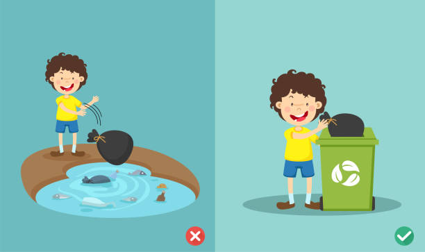 193 Water Pollution For Kids Illustrations & Clip Art - iStock