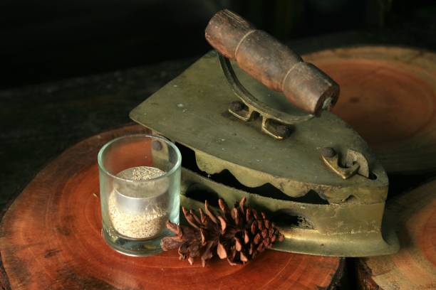istock old iron and pot for decorating properties in a vintage rustic theme 1301598450