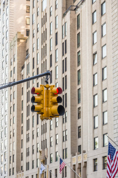 istock red traffic light in New York 1301604221