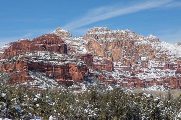istock Snow Covered Sedona Arizona Landscape 1301607454