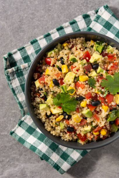 istock Mexican salad with quinoa in bow 1301613781