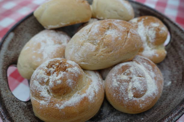istock Homemade baked buns 1301615009