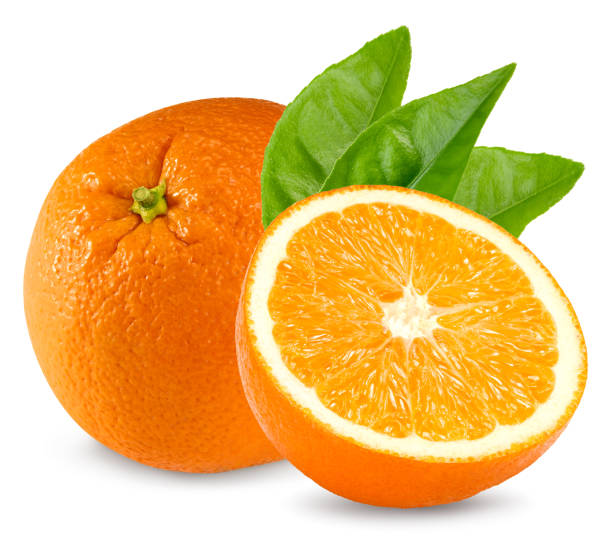 istock orange fruit isolated on white background. healthy food. clipping path 1301622702