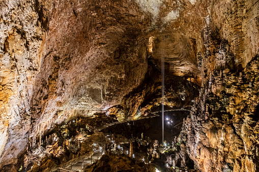 Giant Cave is a karst cave explored in 1840 located on the Karst plateau, a few kilometers from the city of Trieste