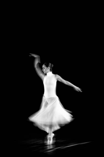 istock Ballerina is dancing. 1301624025
