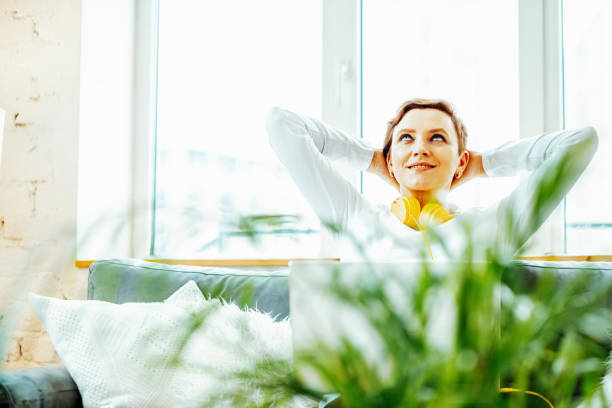 istock Woman working home laptop 1301624206