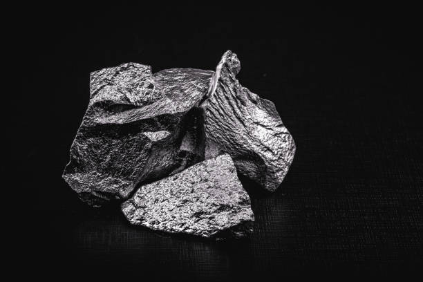 istock pure silicon stones isolated on black background 1301630819