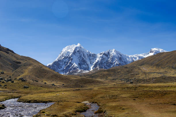 istock beautiful mountains with snow tops and blue sky 1301632540