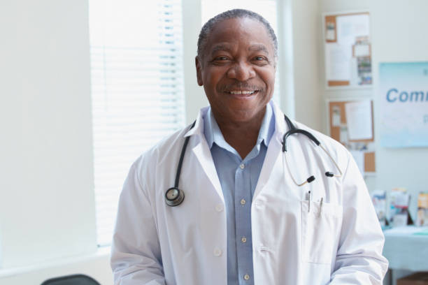 istock African American senior working at community center 1301633857