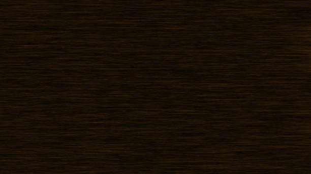 istock Abstract dark brown wood texture background with horizontal stripes 1301634745