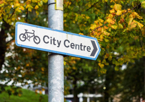 Cycle route to city centre