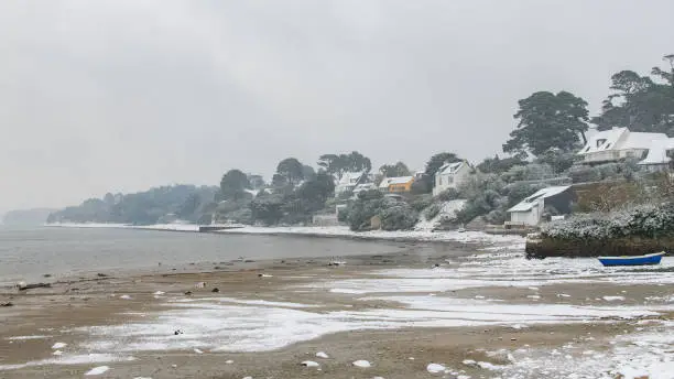 Photo of Brittany, the Ile aux Moines in winter