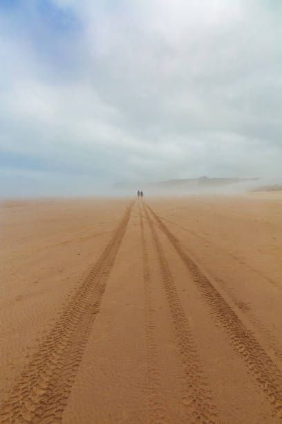 istock Beautiful misty ocean shore at Cannon Beach, Oregon 1301641781