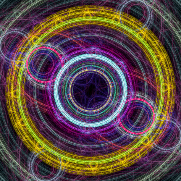 Background created by fractal geometry.