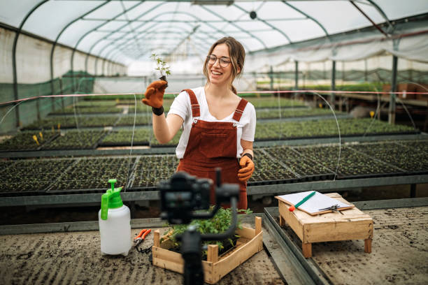 istock Young women working on farm 1301662128