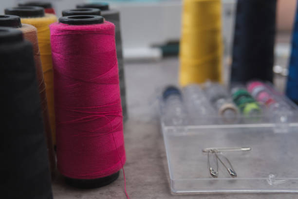 istock Threads of various colors in tailoring 1301662451