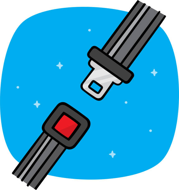 ilustrações, clipart, desenhos animados e ícones de doodle do cinto de segurança - warning sign seat belt