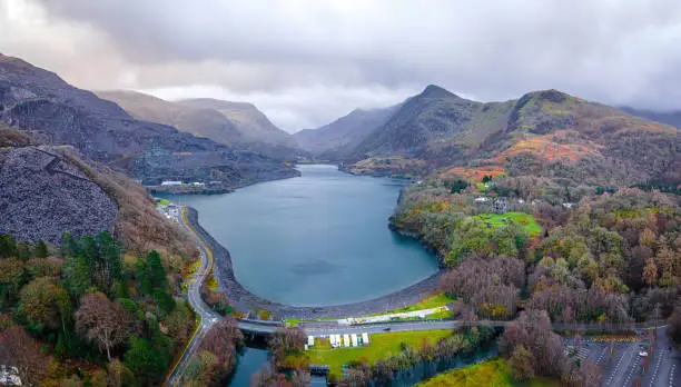 Photo of A view of Llanberis, a village, community and electoral ward in Gwynedd, northwest Wales