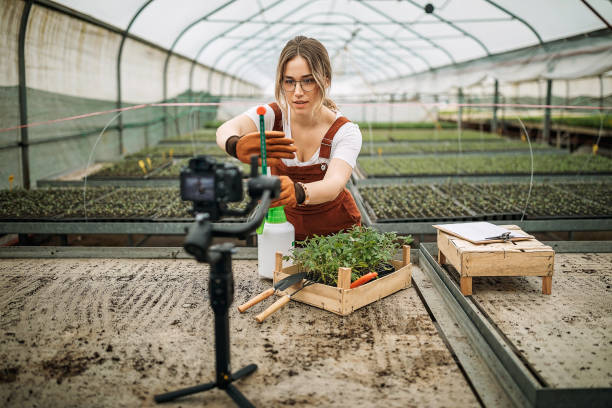 istock Young women working on farm 1301665369
