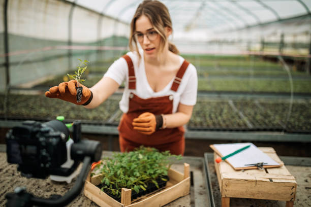 istock Young women working on farm 1301665430