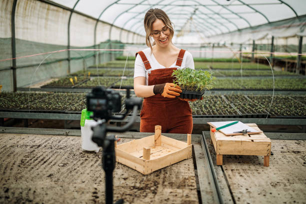 istock Young women working on farm 1301666282