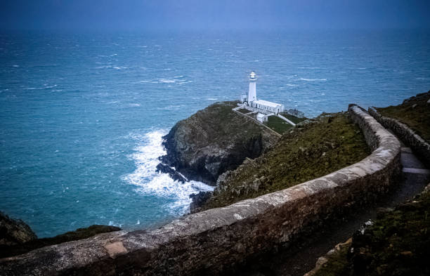 istock A lighthouse on South Stack, an island situated just off Holy Island on the northwest coast of Anglesey in Wales 1301671319