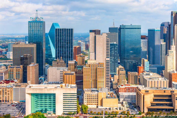 istock Downtown Dallas Skyline Aerial 1301674845