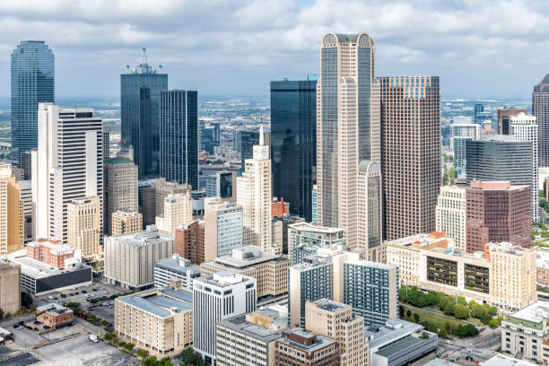 istock Downtown Dallas Skyline Aerial 1301674861