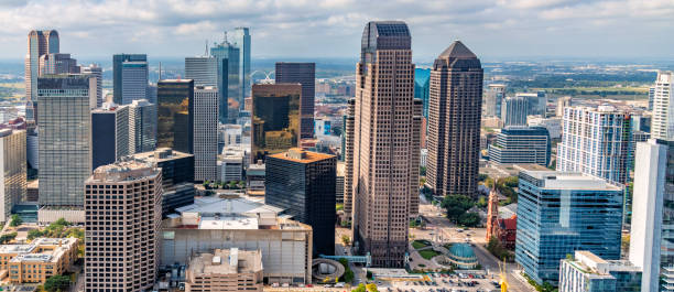 istock Downtown Dallas Skyline Aerial 1301674888