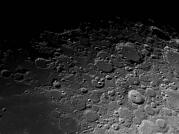 Moon Closeup stock photo