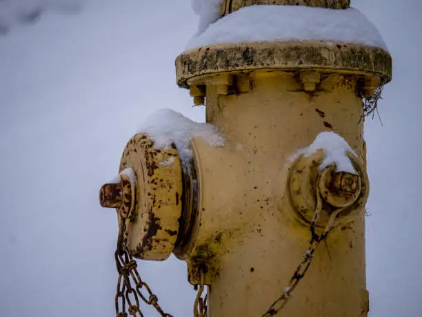 Photo of Frozen Fire Hydrant in the Winter