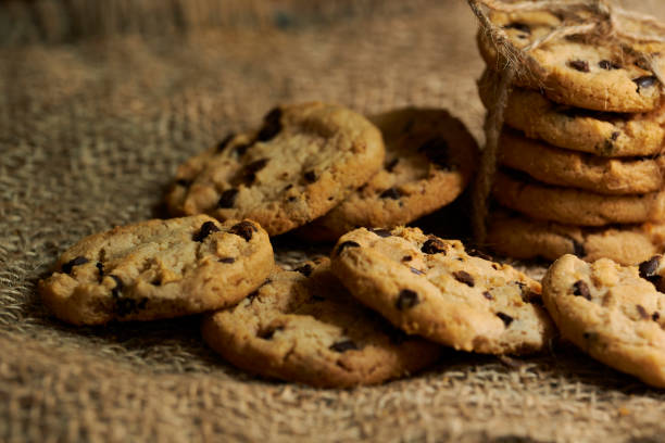 istock rich and crispy chocolate cookies 1301695510