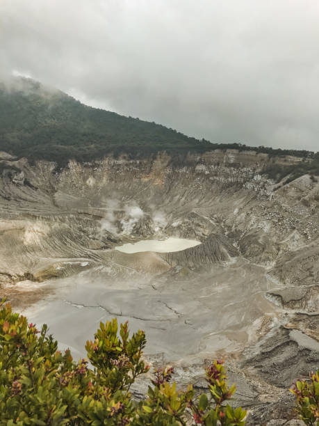 istock Mount Tangkuban Boat 1301698758