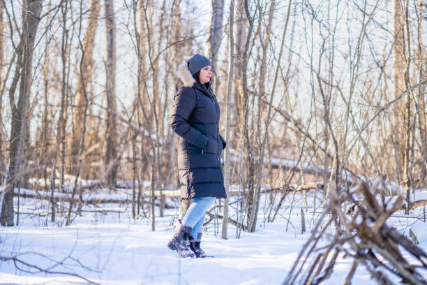 istock Female enjoying winter 1301700610