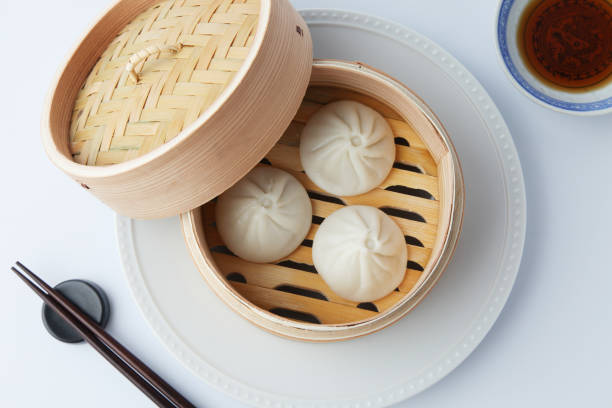 istock xiaolongbao Chinese steamed bun mantou dumpling isolated on white background 1301704585