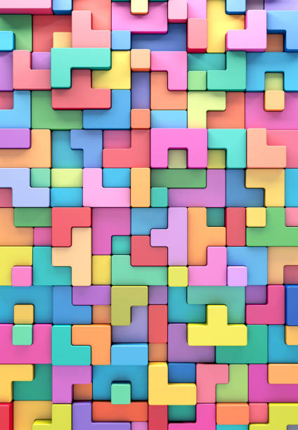 istock 3D rendering abstract background of multi-colored rounded shapes 1301706260